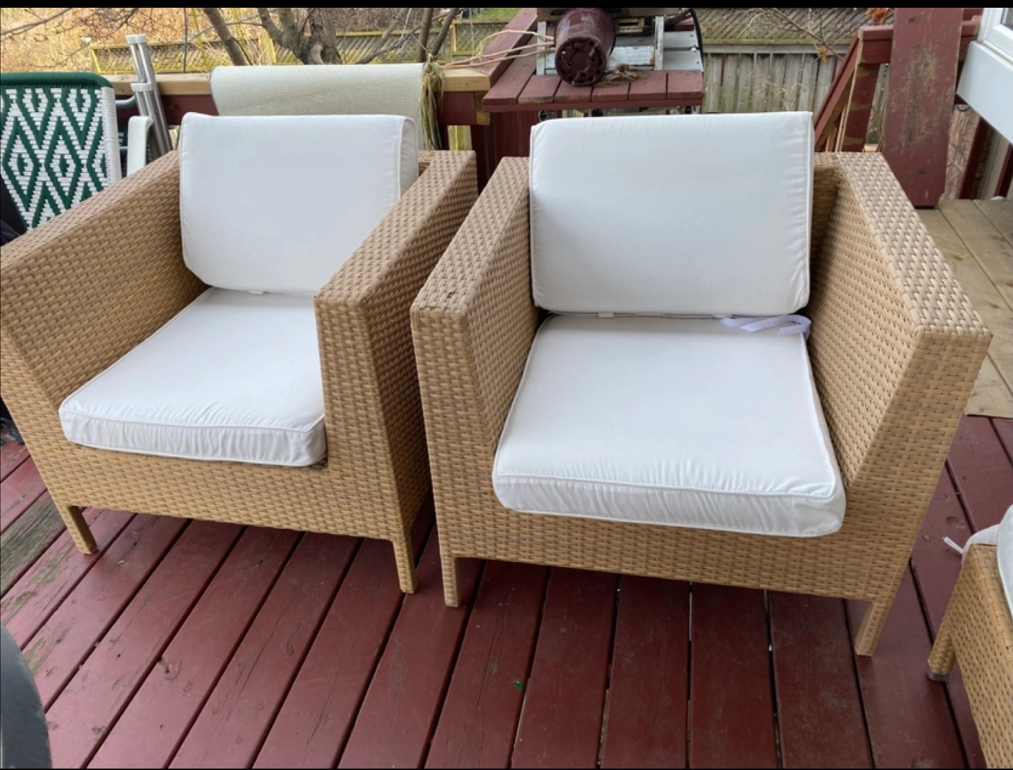 Wicker Outdoor Patio Set - Loveseat & Chairs - photo 5