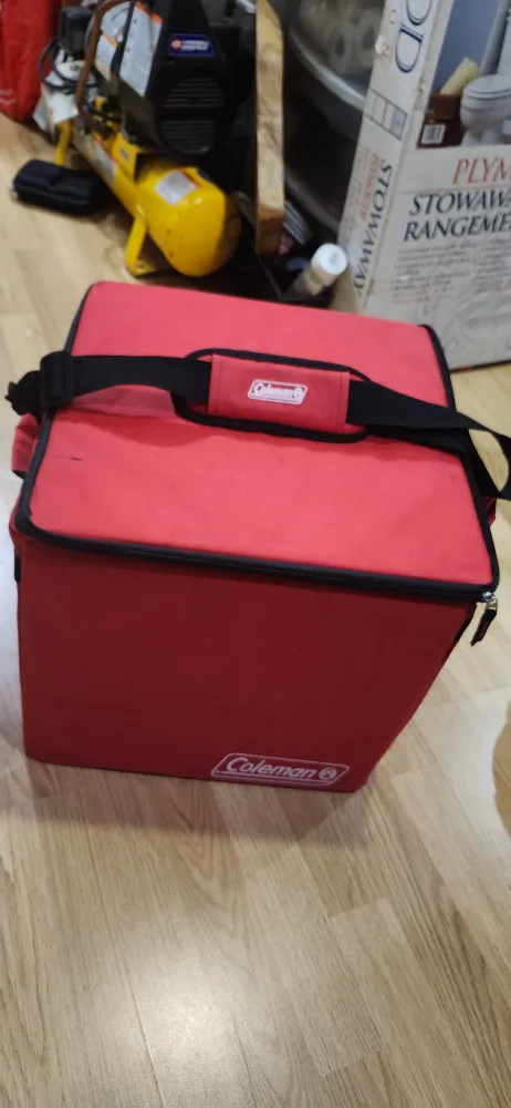 Coleman Red Cooler Bag for delivery. price firm image indicator(6)
