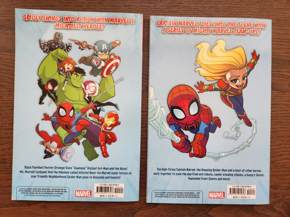 Marvel Superhero Adventures set of 2 graphic novels image indicator(2)