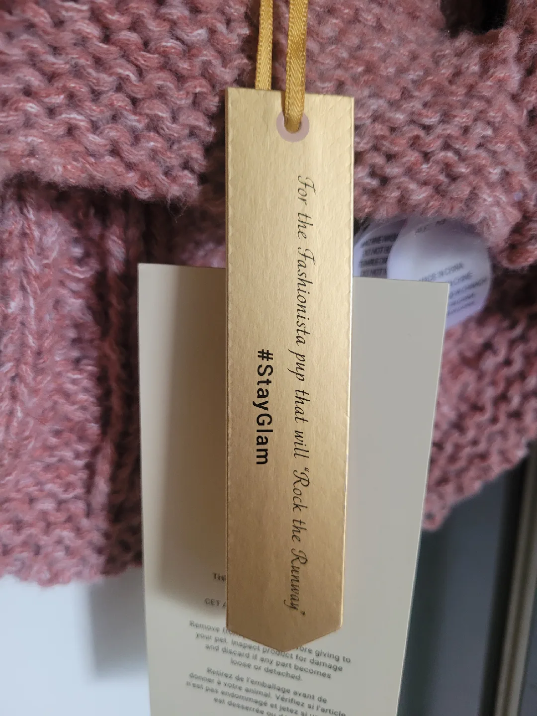 Rachel Zoe Pink Dog Sweater image indicator(4)