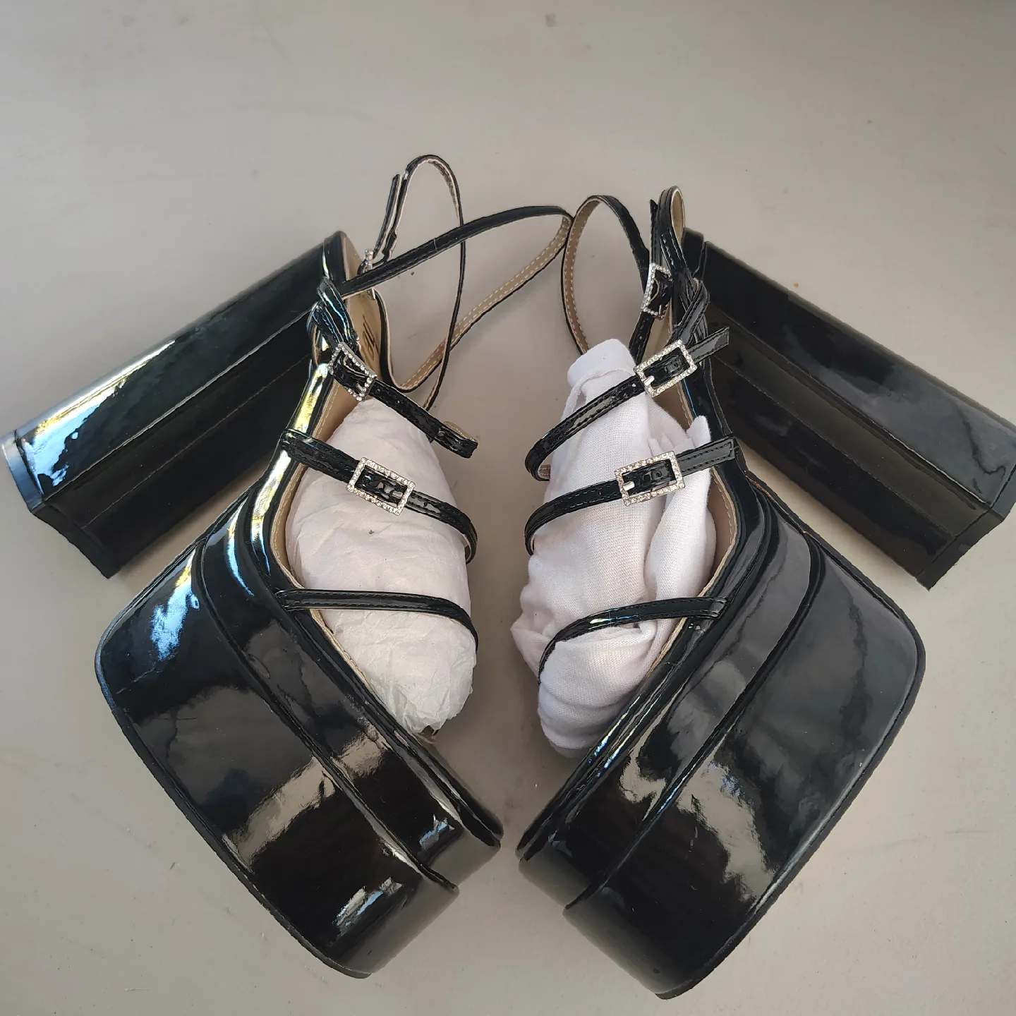 Shein Black Platform Heels - Size 7.5 image indicator(6)