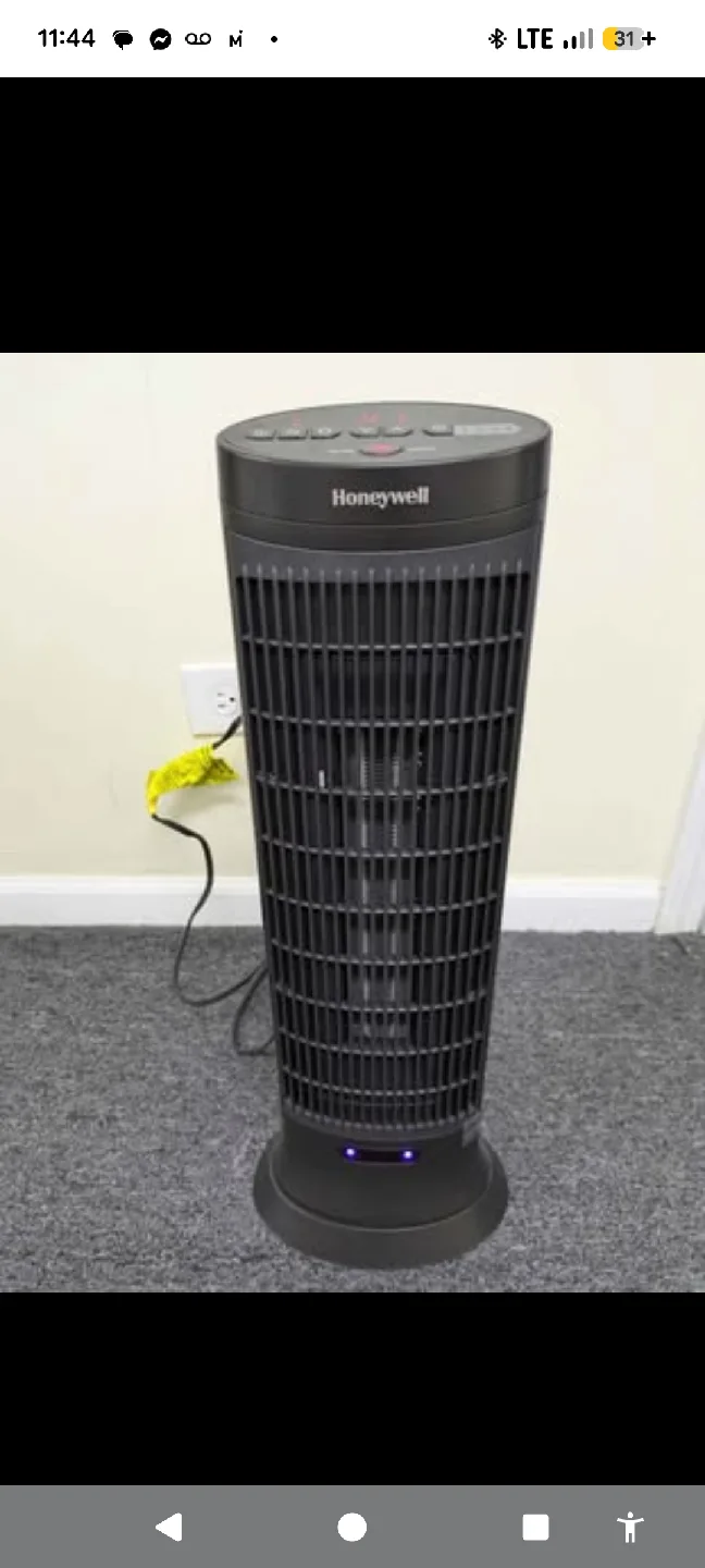 Honeywell Black Tower Heater thumbnail