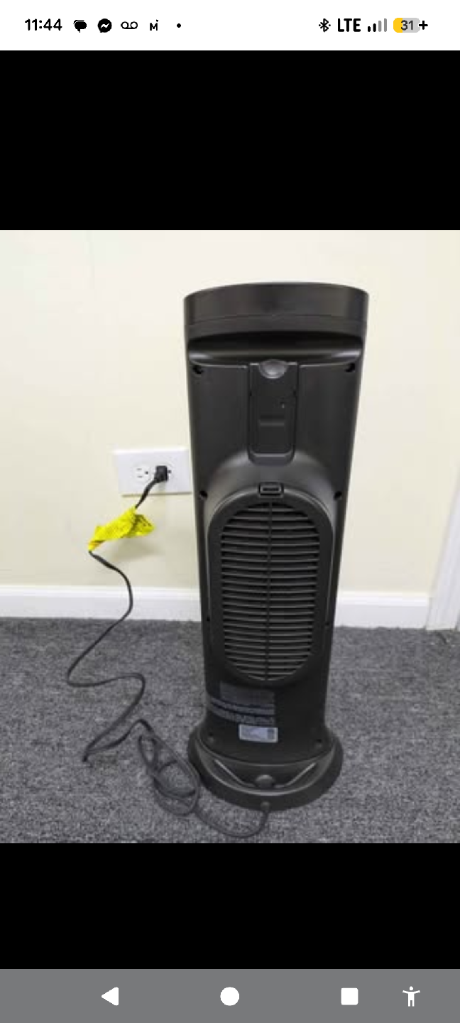 Honeywell Black Tower Heater - photo 3