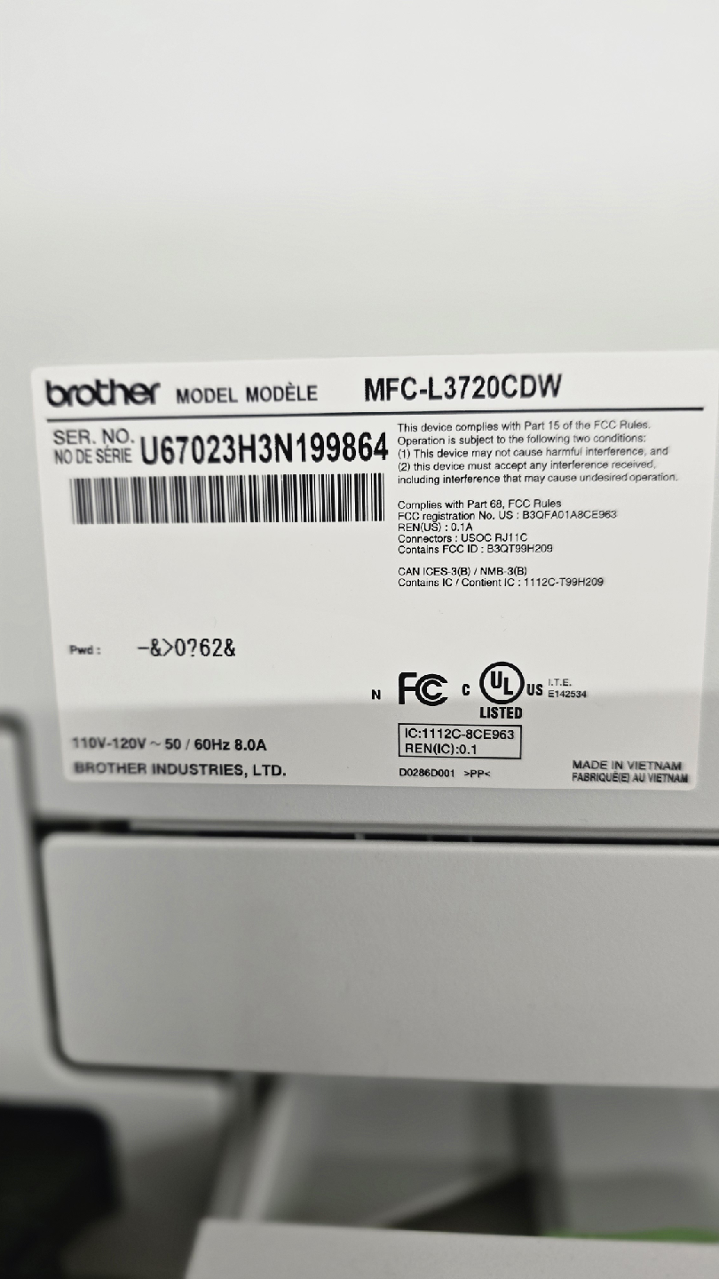 Brother MFC-L3720CDW Colour Laser Printer - photo 2