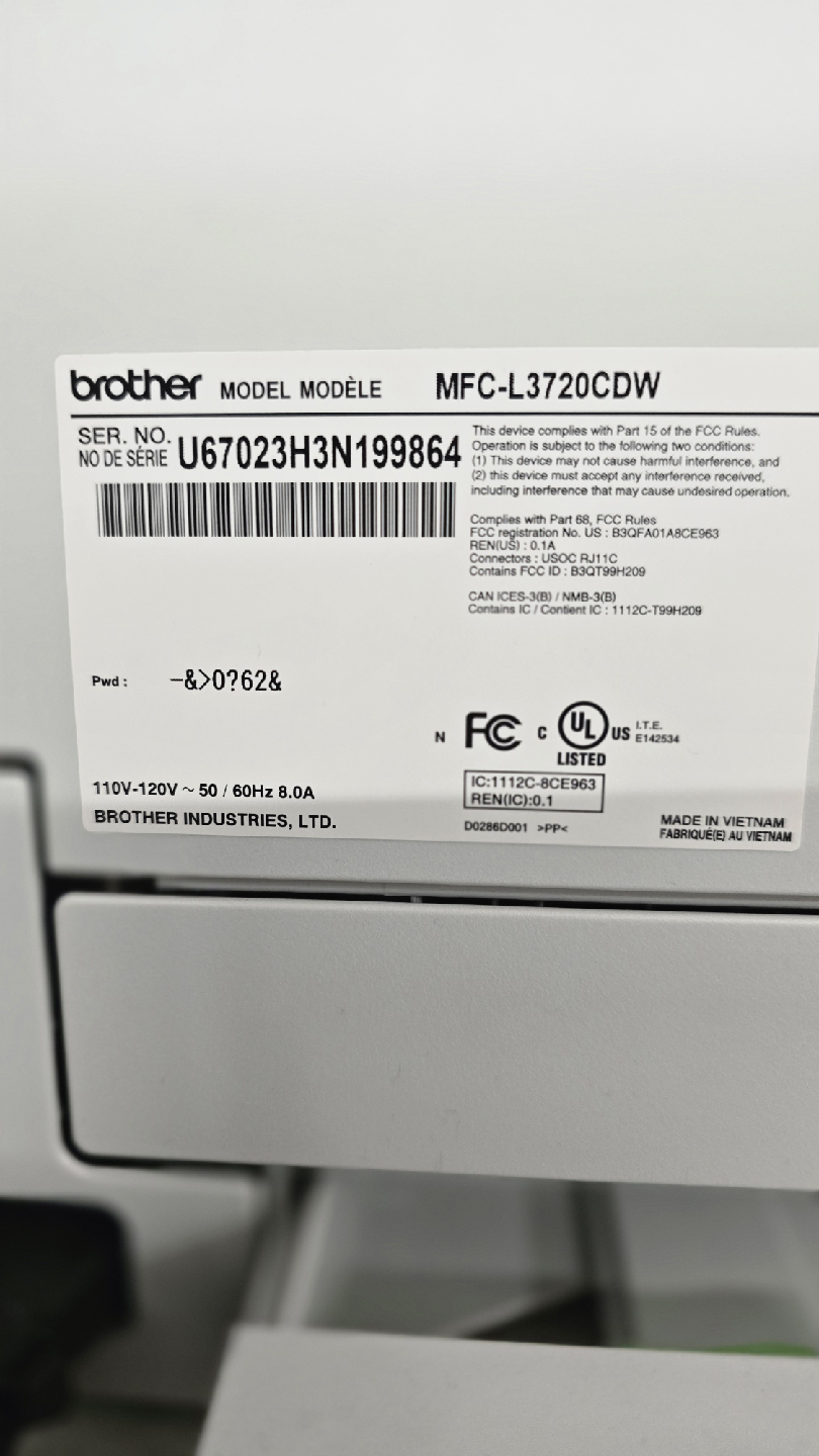 Brother MFC-L3720CDW Colour Laser Printer - photo 3