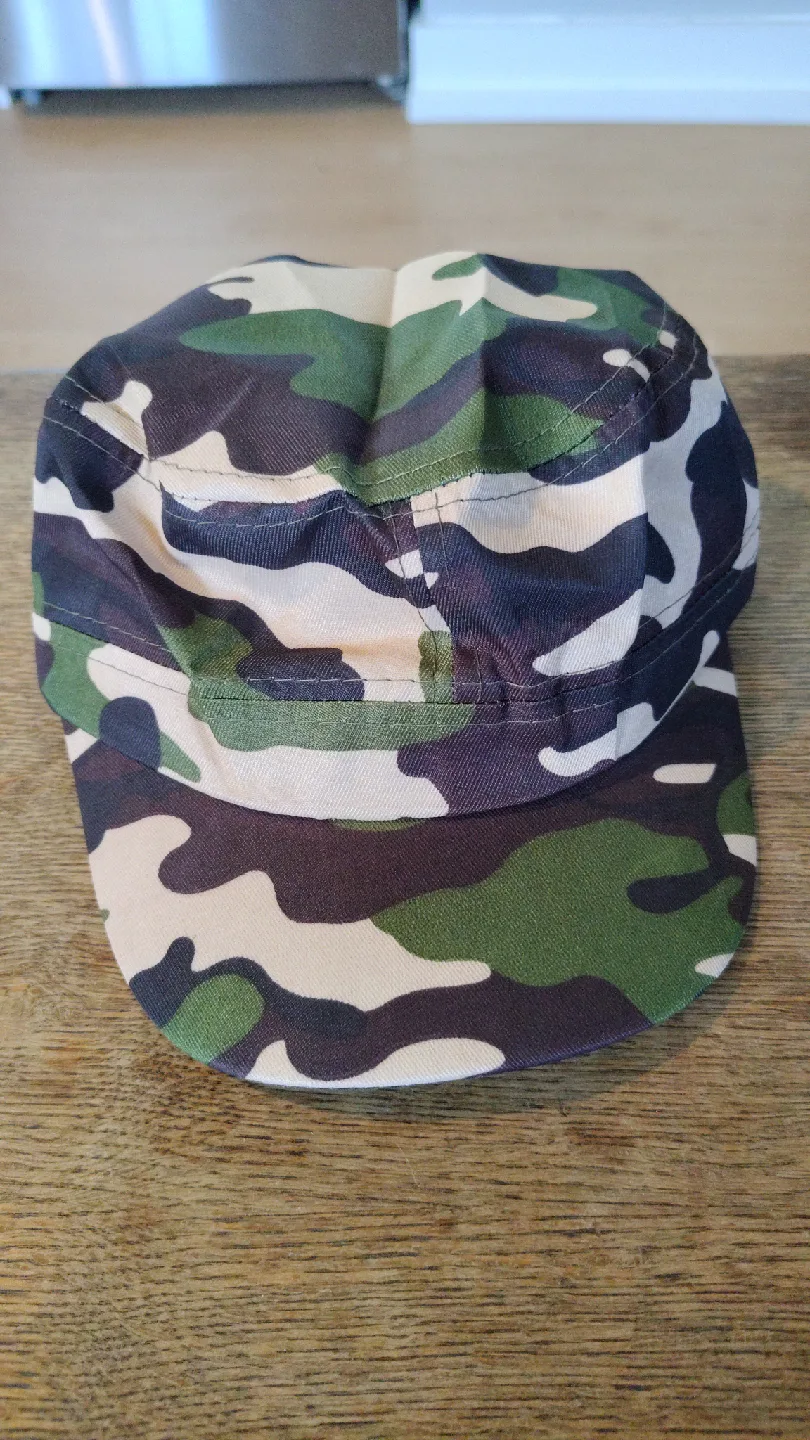 2 Camouflage Patterned Cadet Hat thumbnail