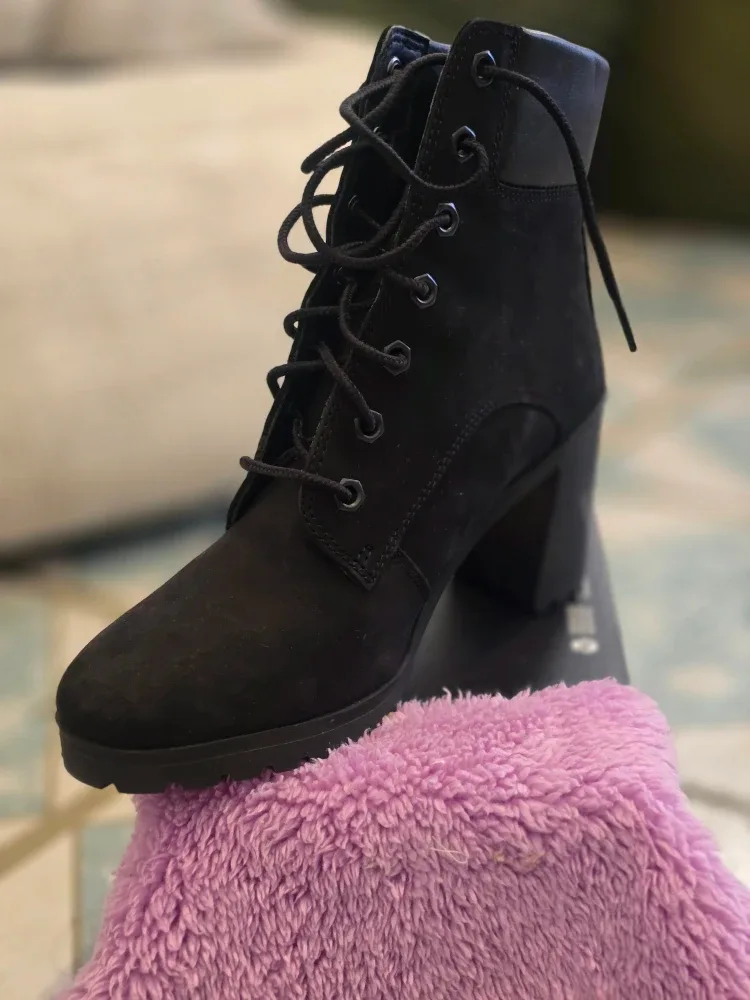 Timberland Black Suede Heeled Boots image indicator(4)