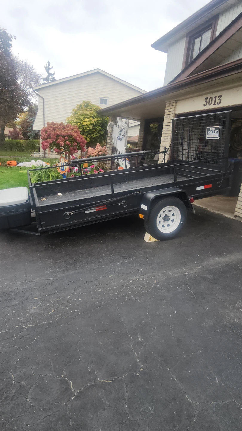 Black Utility Trailer