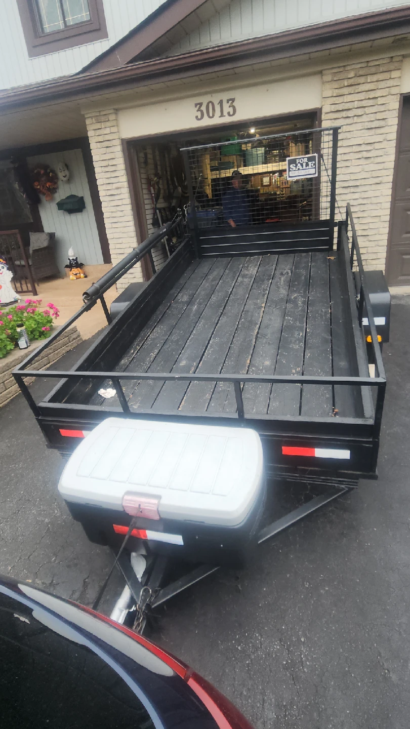 Black Utility Trailer - photo 2