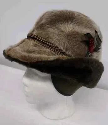 Fuzzy Hat with Feather Detail thumbnail