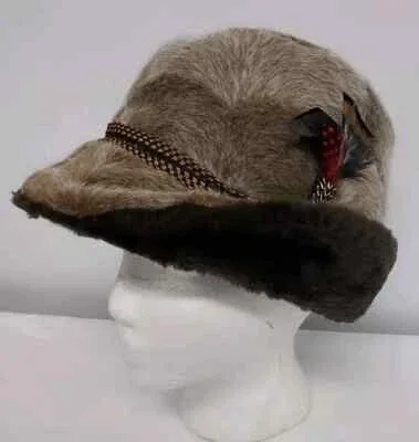 Fuzzy Hat with Feather Detail image indicator(2)