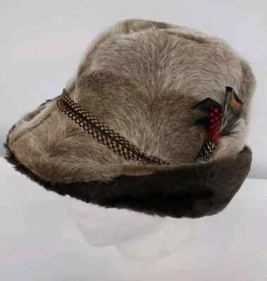 Fuzzy Hat with Feather Detail image indicator(3)