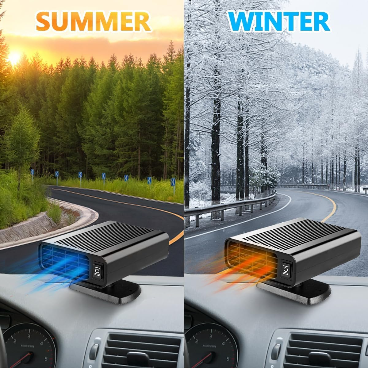 Car Heater, 12V Car Heaters for Vehicle Anti-Fog Plug - photo 5