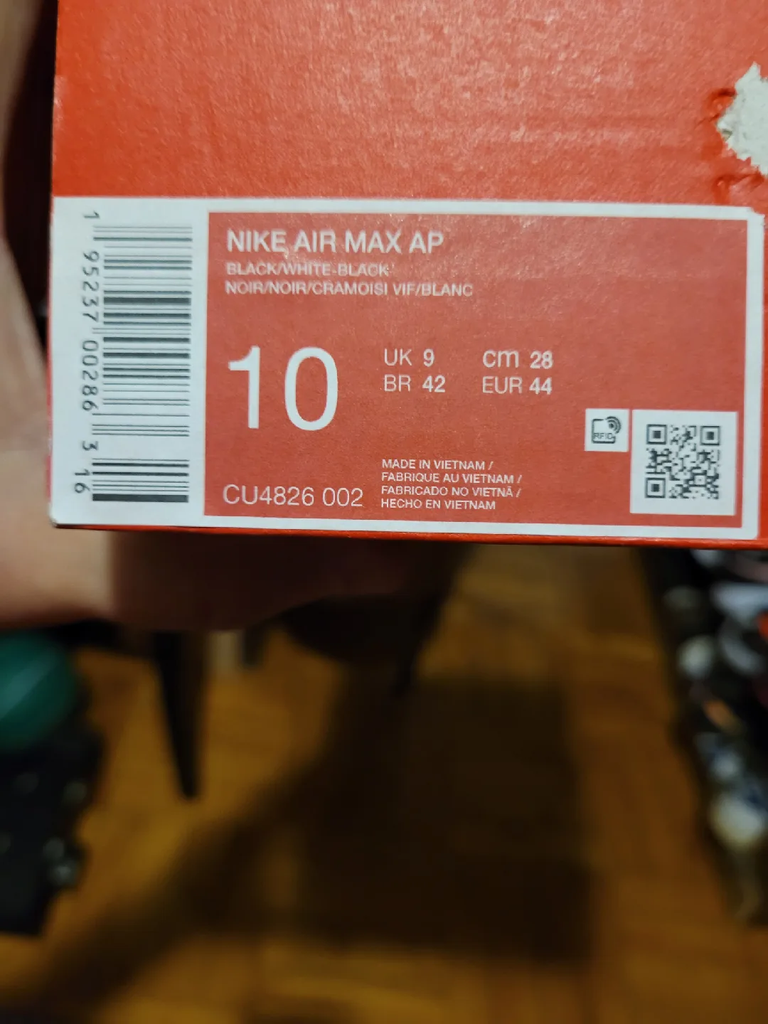 Nike Air Max AP Black/White, Size 10 image indicator(2)