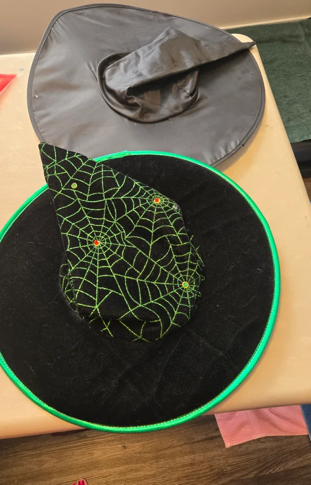 Two Witch Hats - Black and Green thumbnail