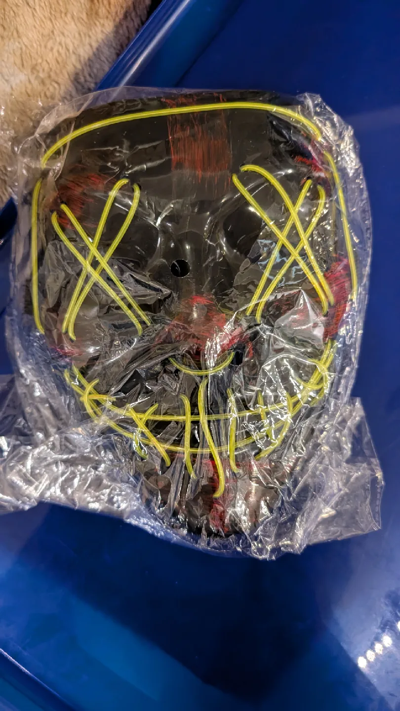 New LED Halloween Mask Each image indicator(3)