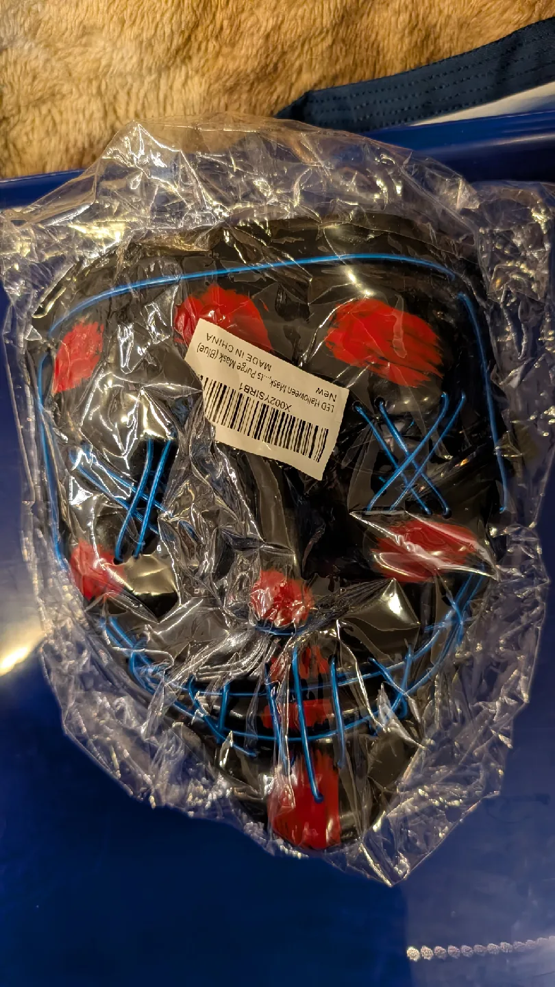 New LED Halloween Mask Each image indicator(9)