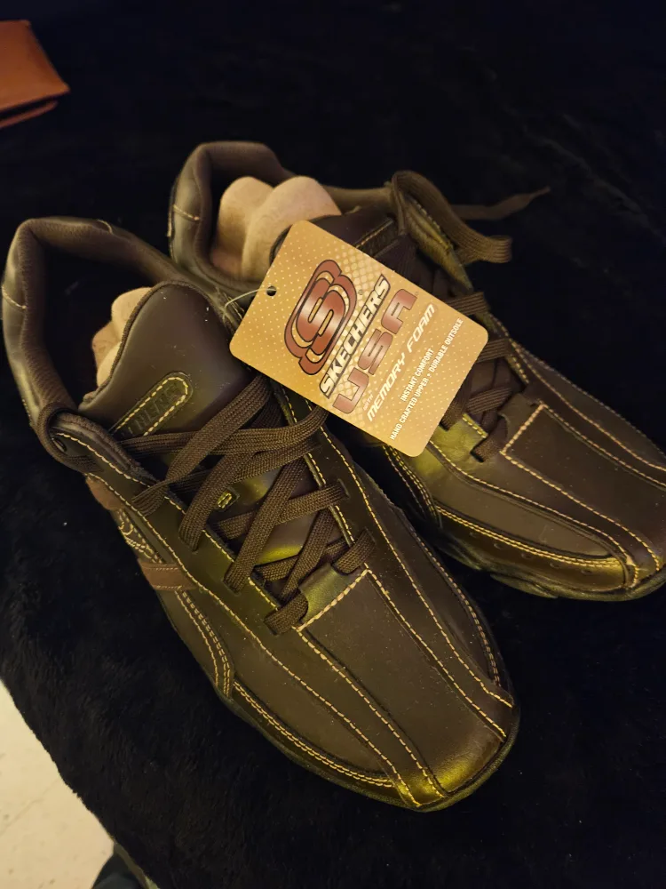 New Skechers USA Memory Foam Brown Shoes image indicator(3)