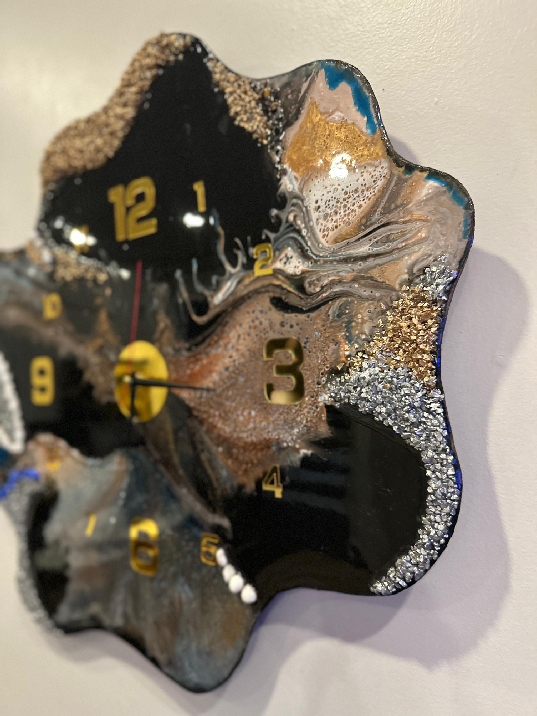 Handmade Resin Wall Clock