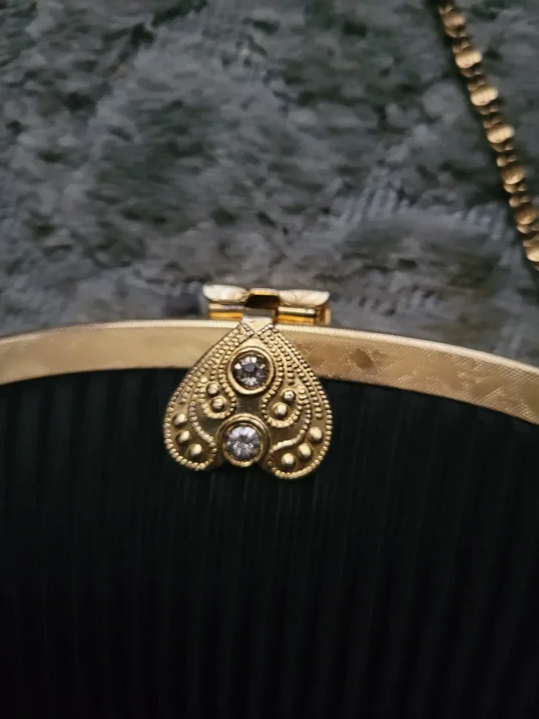 Black Pleated Evening Bag image indicator(3)