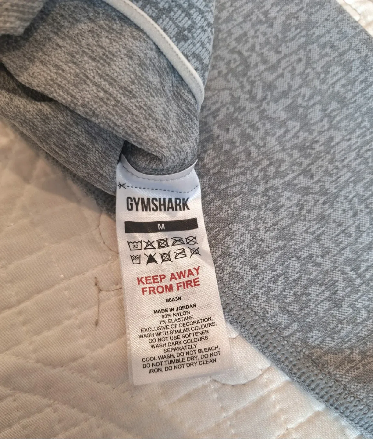 AS NEW - Gymshark Marl Seamless Leggings image indicator(4)