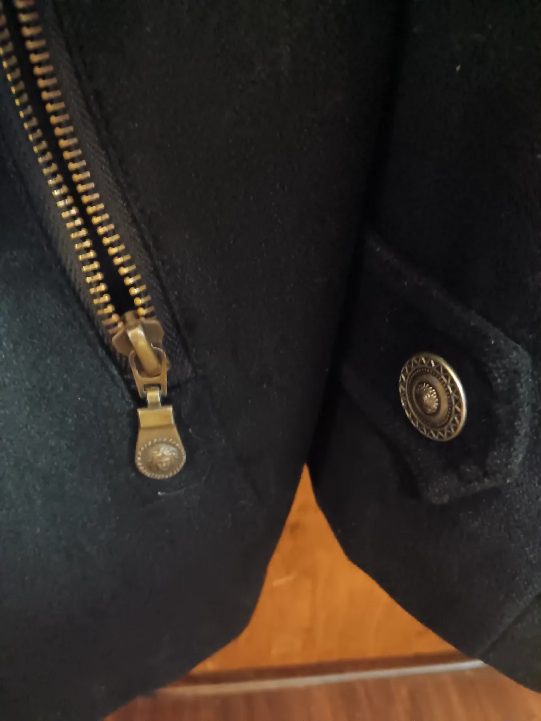 Versace Jeans Couture Black Jacket - Size M image indicator(2)