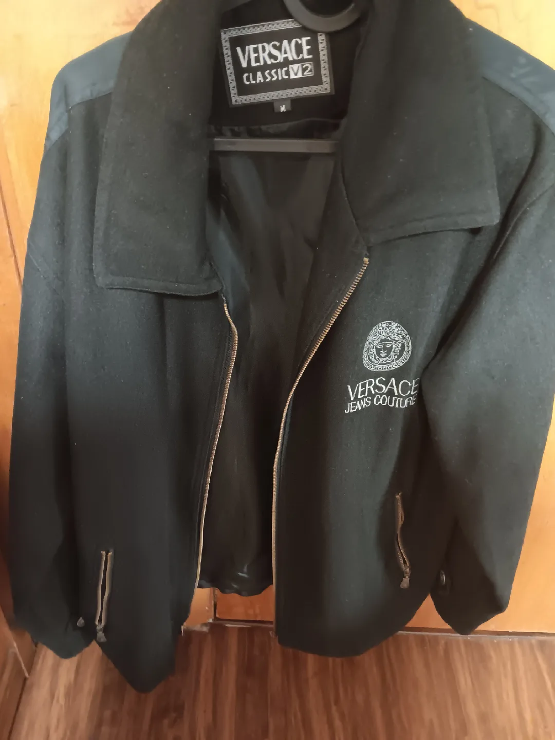 Versace Jeans Couture Black Jacket - Size M image indicator(3)