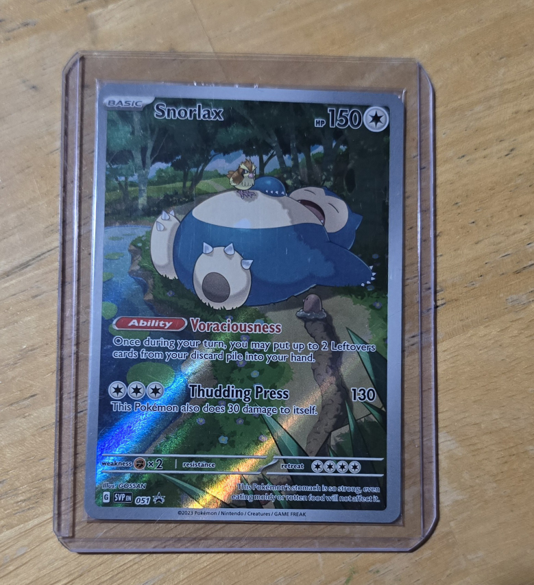 Snorlax Pokemon Card original plastic sealed