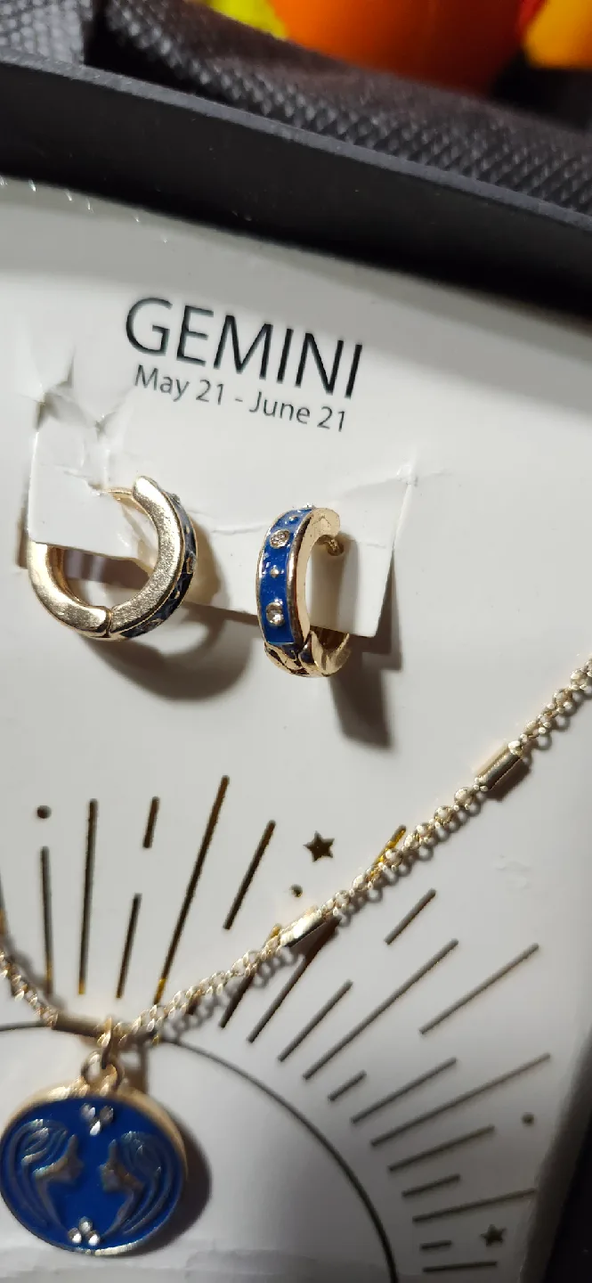 Gemini Necklace & Earring Set - May 21 to June 21 image indicator(4)