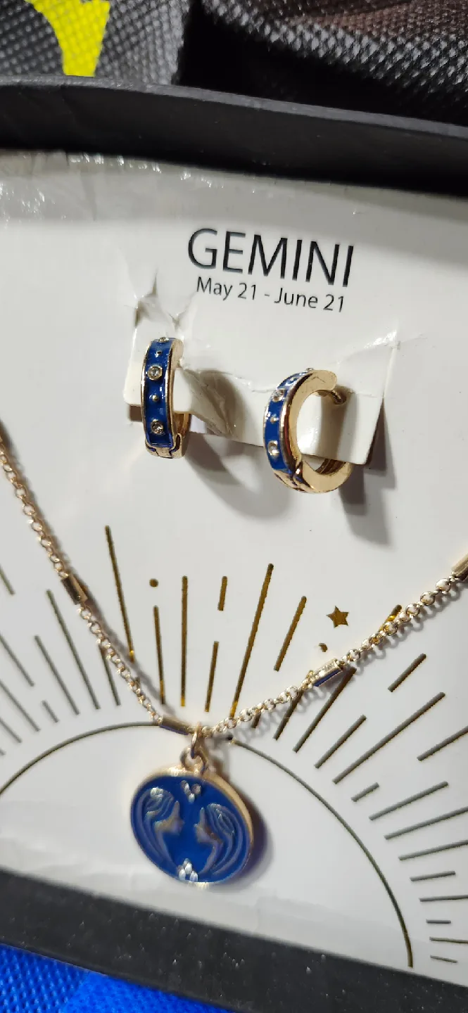 Gemini Necklace & Earring Set - May 21 to June 21 image indicator(5)