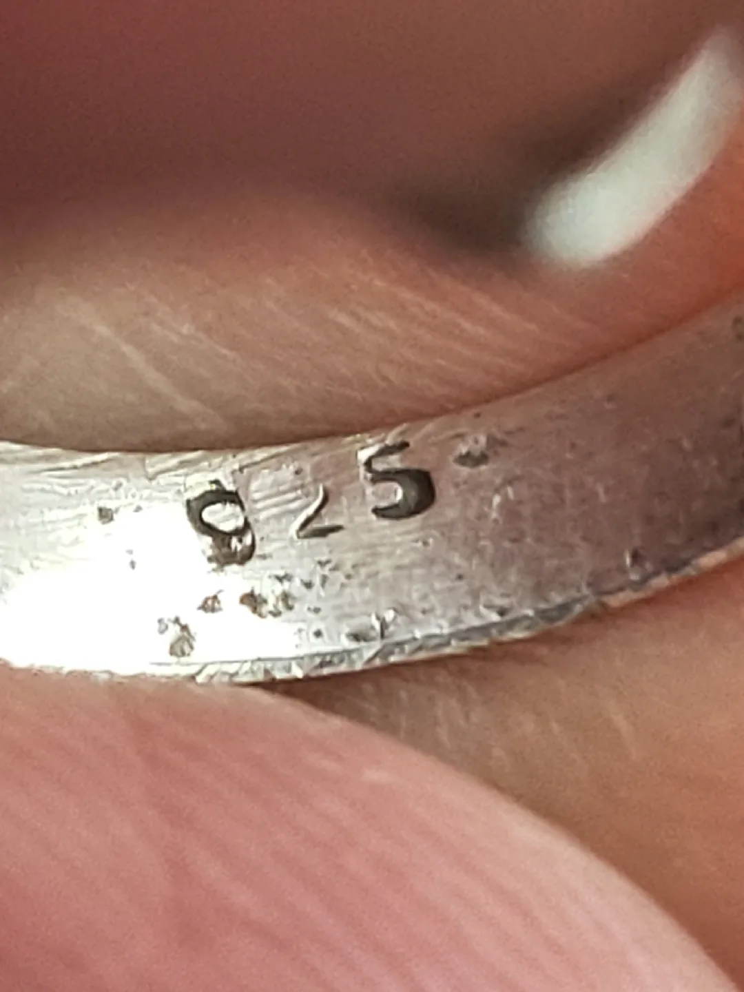 Vintage Sterling Silver Turquoise Ring, Size 925 image indicator(4)