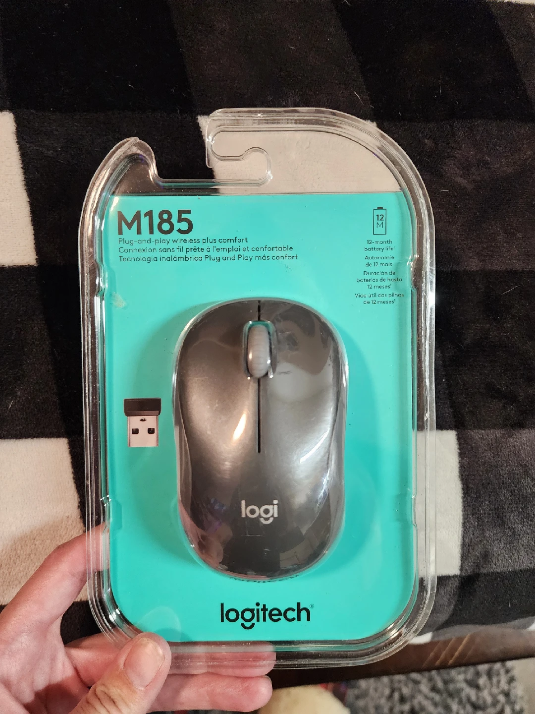 🧡New Logitech M185 Wireless Mouse - Plug & Play