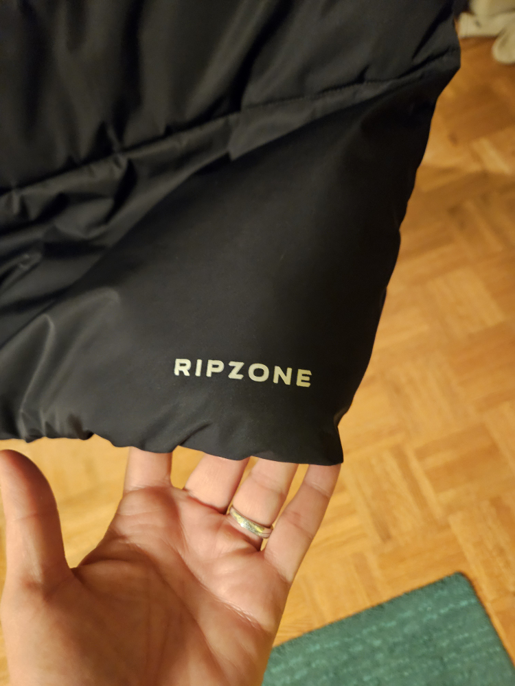 Ripzone Black Puffer Coat - Size L - photo 4