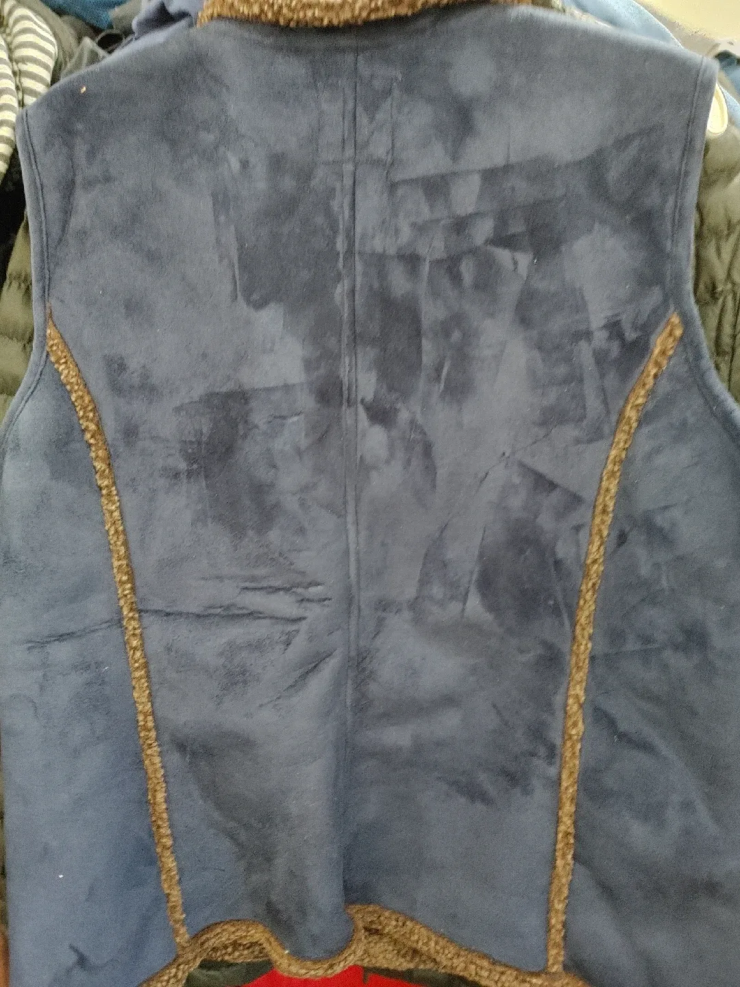 🎃BRAND NEW COTTON GINNY FAUX SUEDE VEST SIZE XL image indicator(6)