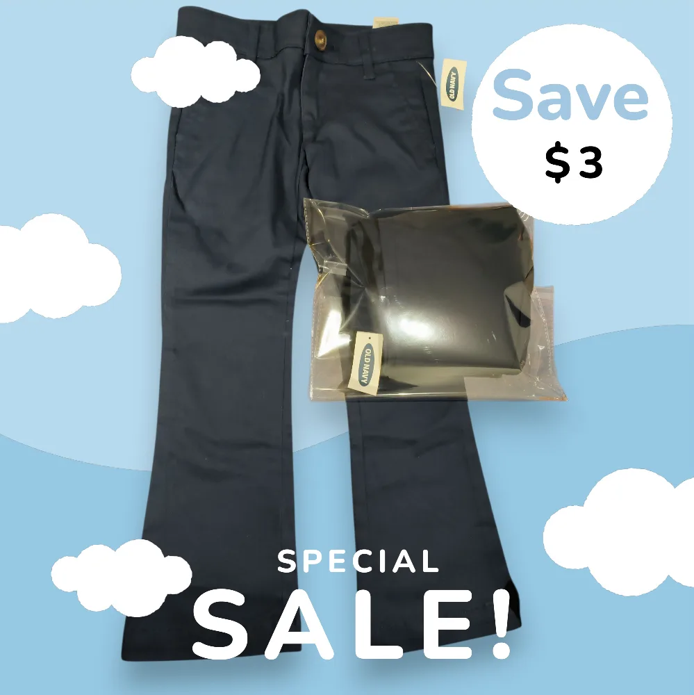 Old Navy Girls’ Boot-Cut Pants – Size 5 | Brand New