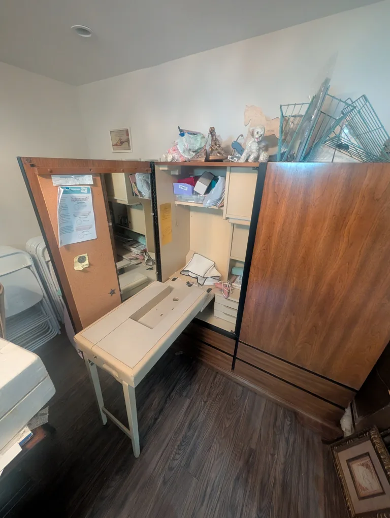 Sewing Cabinet with Fold Out Table image indicator(3)