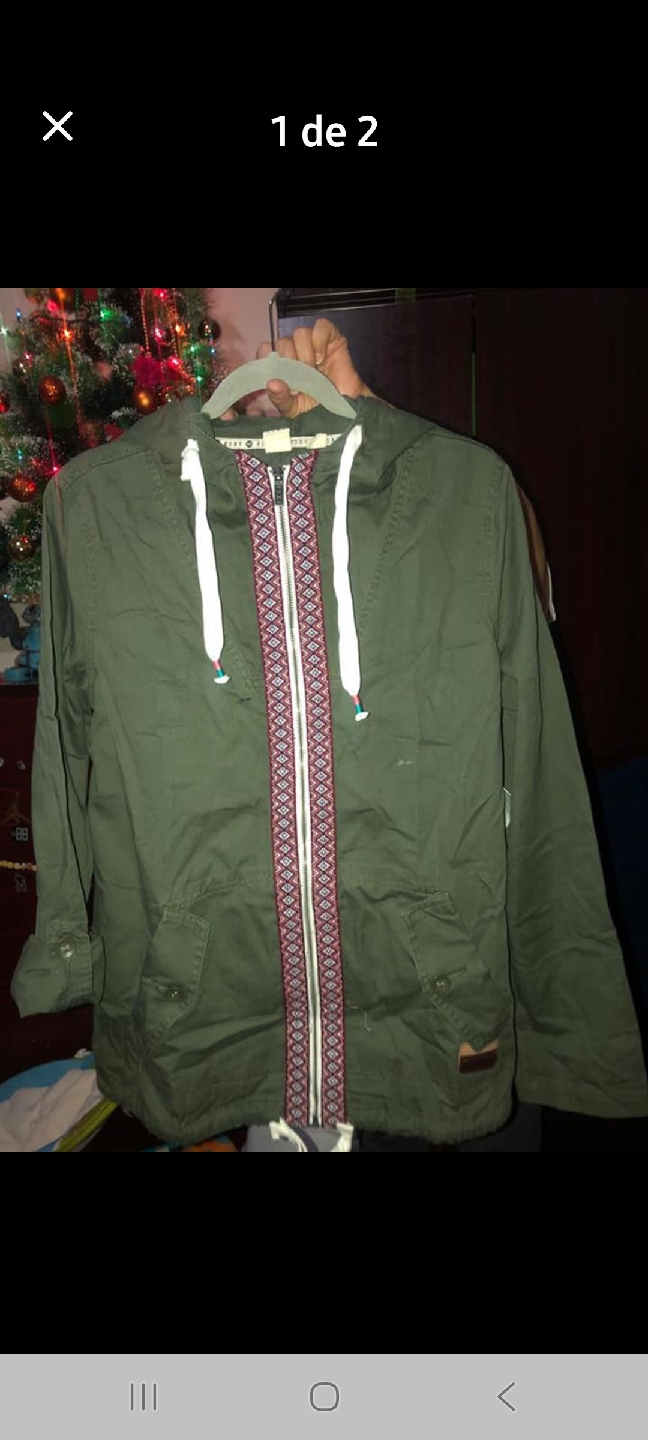 Roxy Olive Green Hooded Jacket