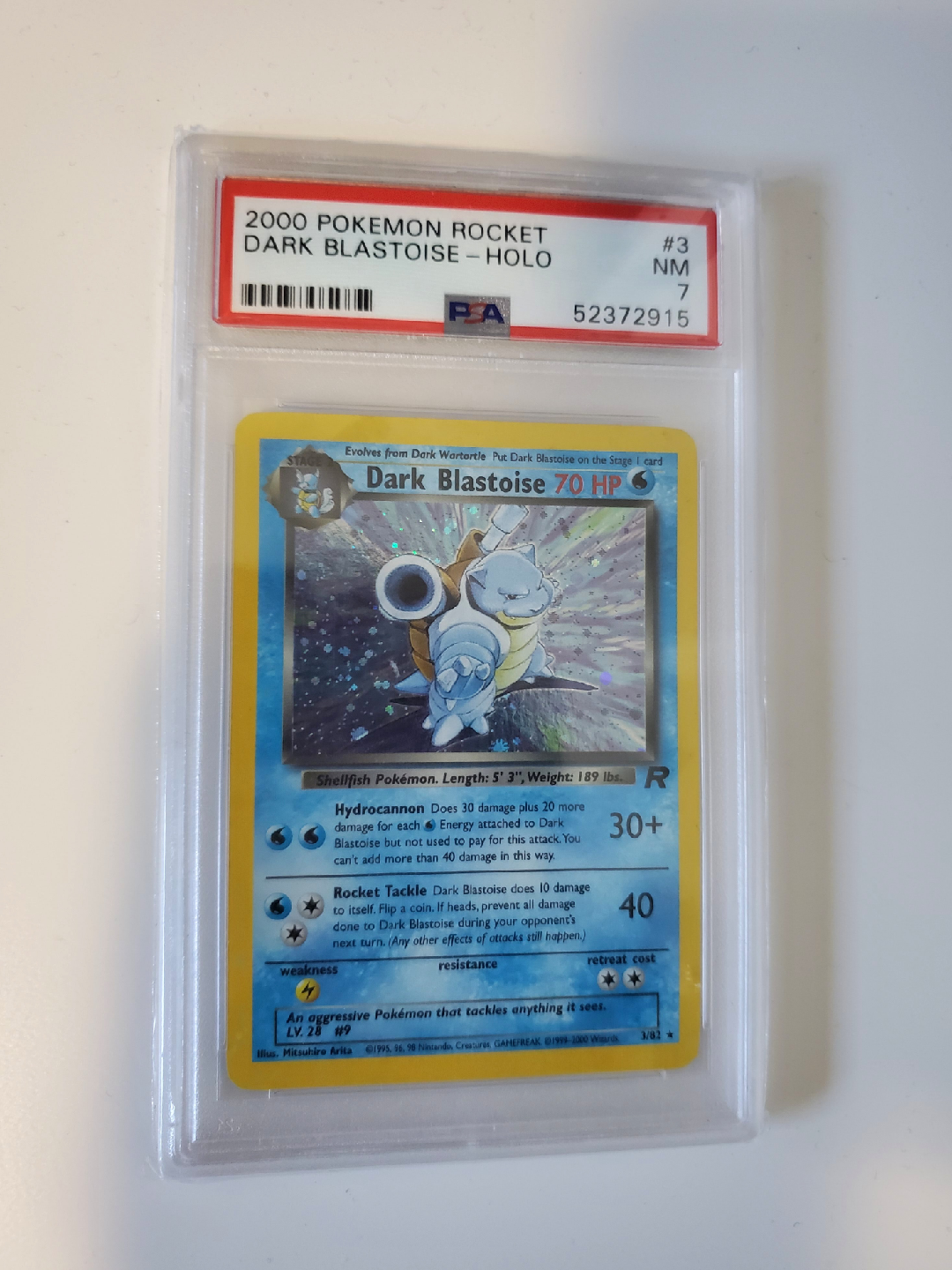 Dark Blastoise Holo PSA 7 (Pokémon 2000) - photo 2