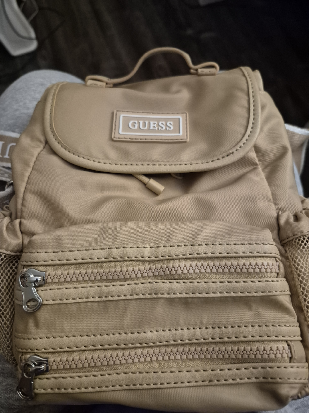 Guess Beige Mini Backpack - photo 4