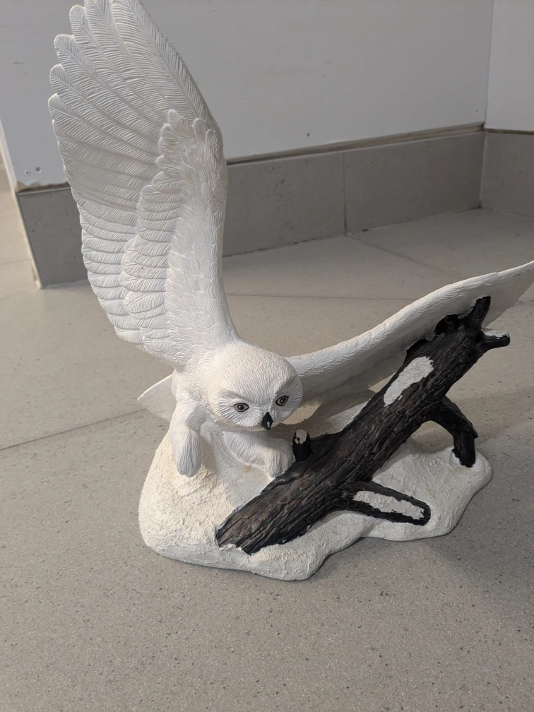 Snowy Owl Figurine