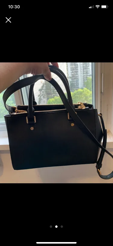 Michael Kors Black Leather Handbag image indicator(2)