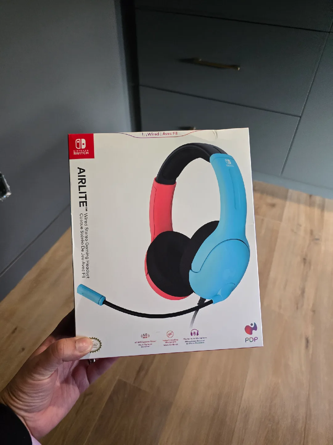 PDP Airlite Wired Gaming Headset for Nintendo Switch