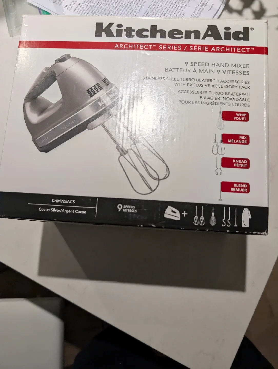 KitchenAid Architect Series 9-Speed Hand Mixer thumbnail