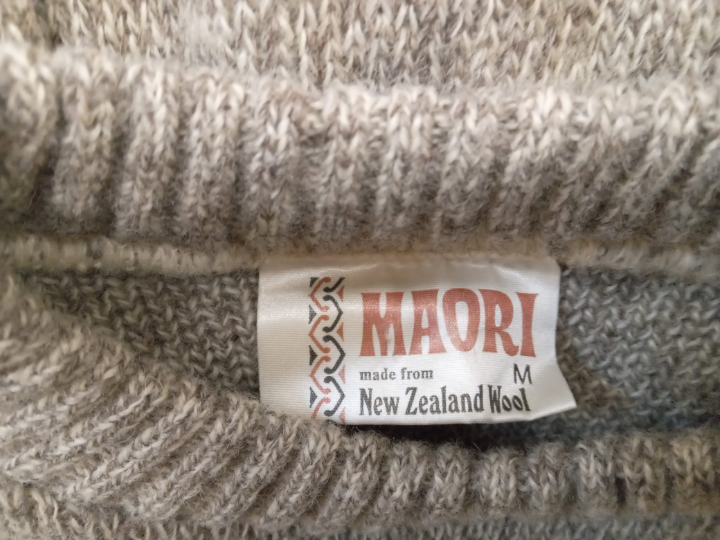 Maori Heretaunga Knitwear Wool Sweater - Size M - photo 2