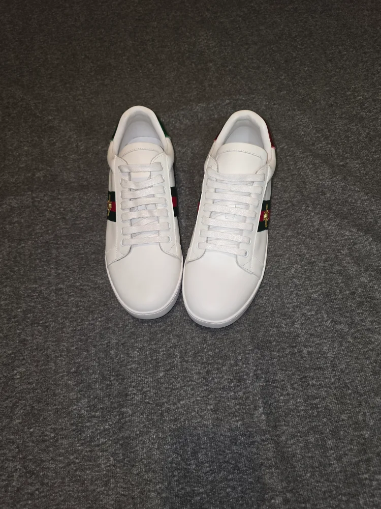 Gucci White Leather Sneakers image indicator(4)