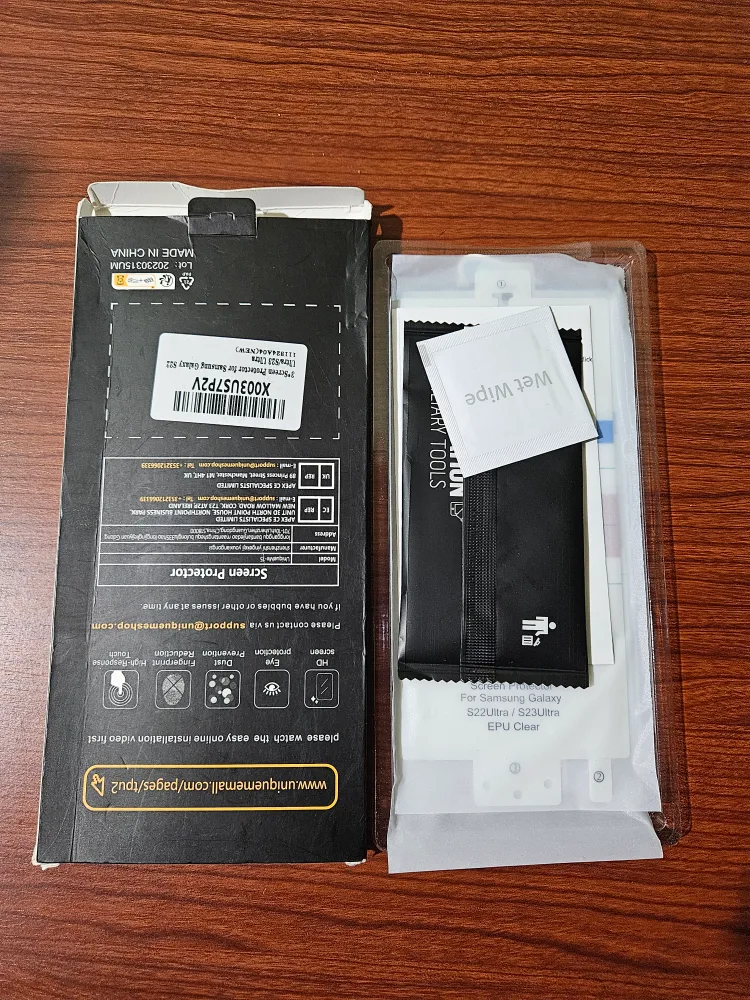 UniqueMe Screen Protector for Galaxy S22/S23 Ultra image indicator(3)