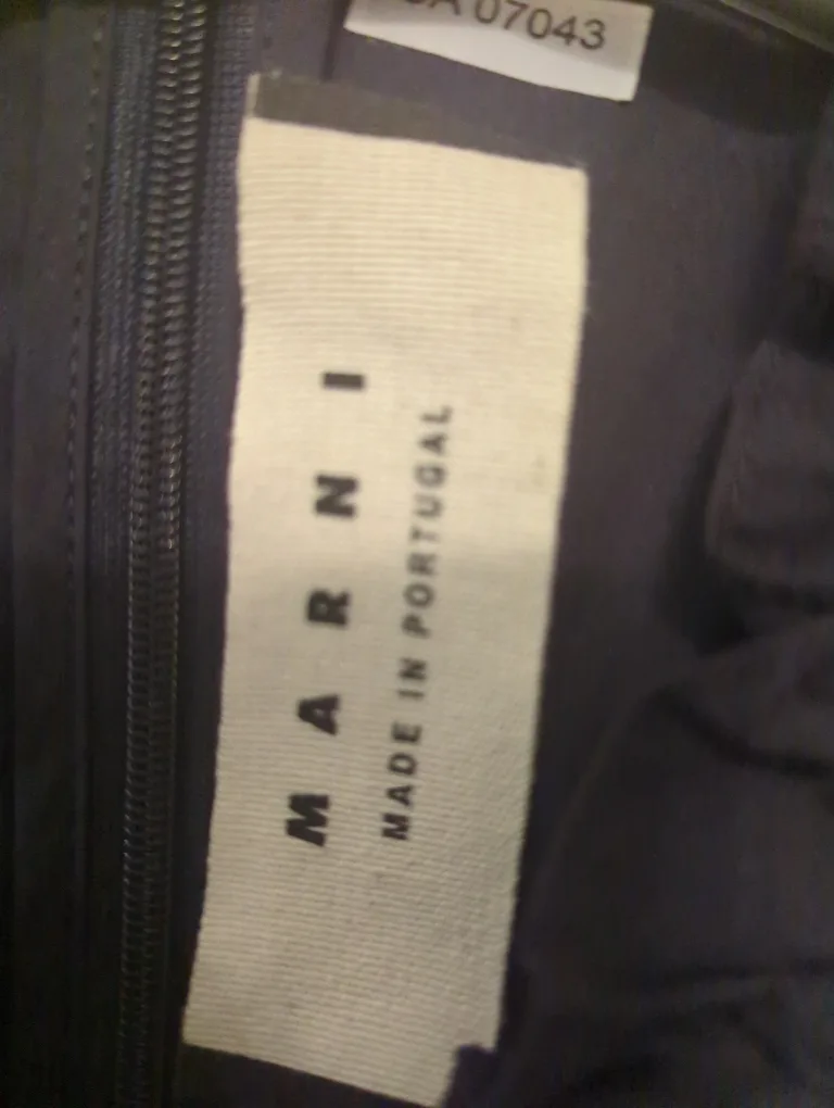 Marni Navy Ruffle Collar Dress image indicator(7)