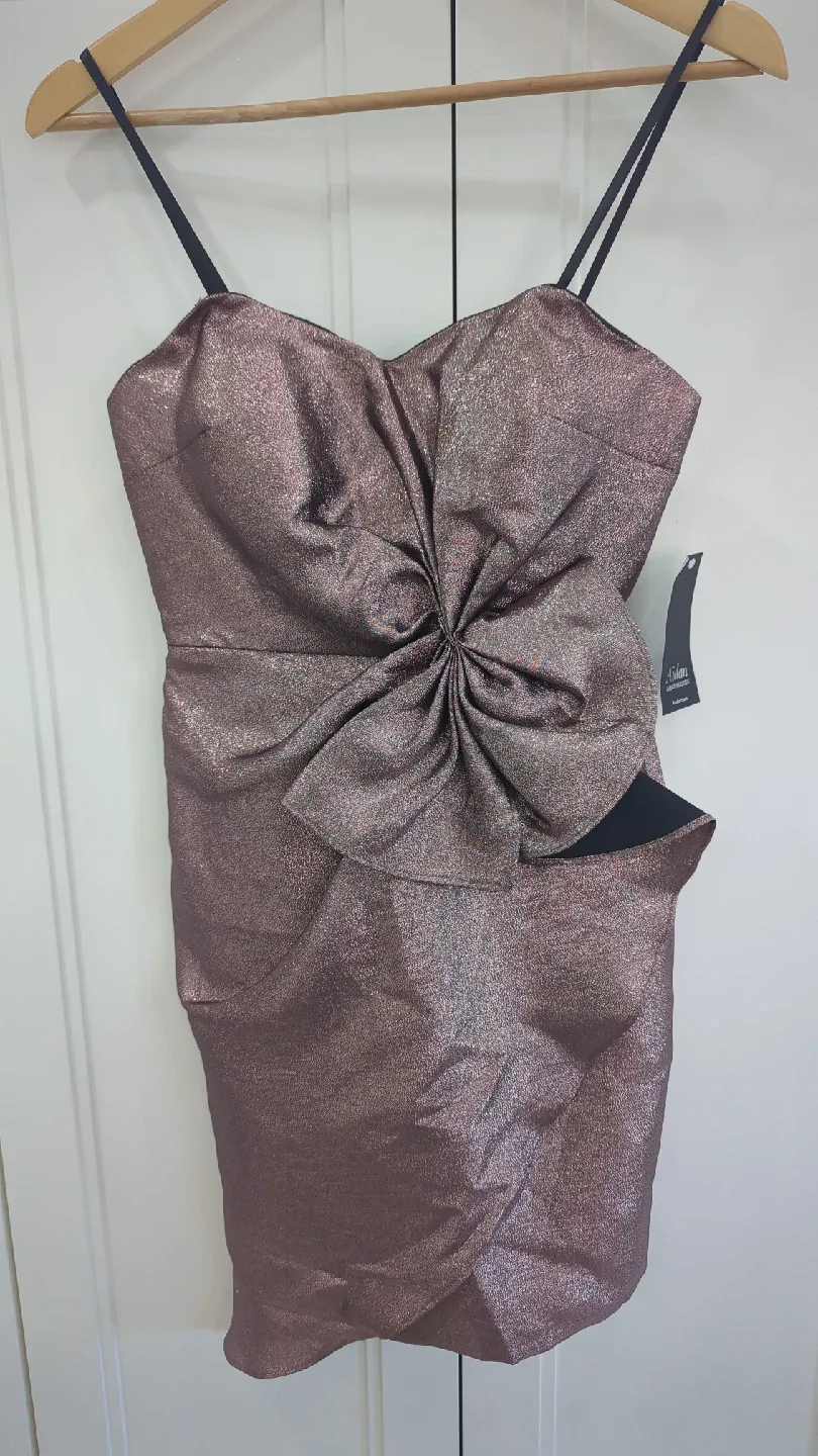 Aiden Matrox- Eliza J Metallic Dress - Size 0 thumbnail
