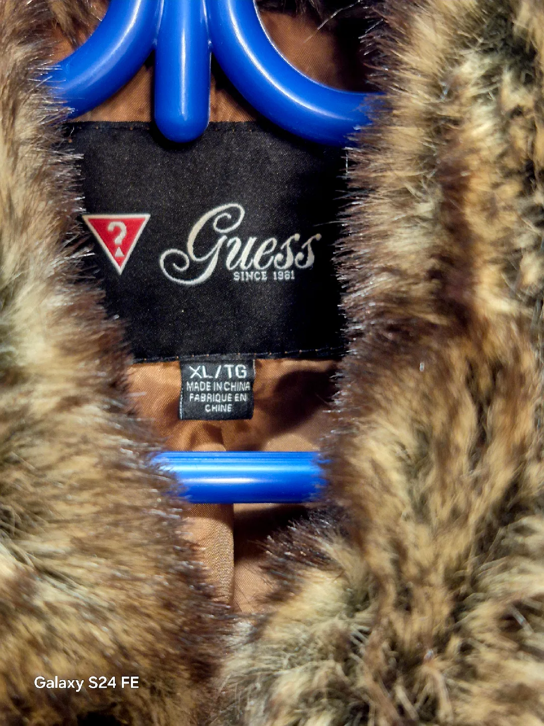 Guess fake leather  jacket  with  removable  fur thumbnail