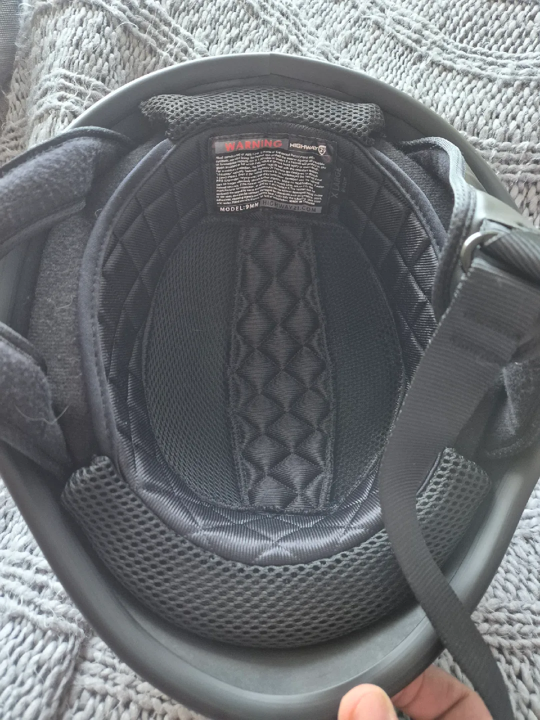 Highway 21 9MM Chrome Helmet - X Large image indicator(7)